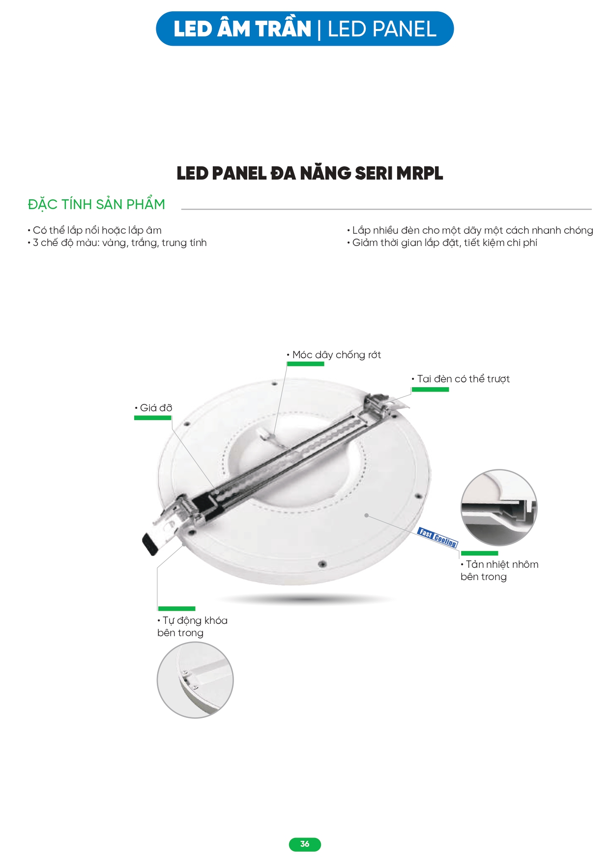 Bảng giá đèn LED MPE 2026